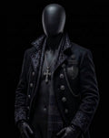 Frost Guardian Sovereign Melton Wool Armor – Premium Lambswool Titanium Med-RODO Luxury Winter Coat (Grabacki Marcin)