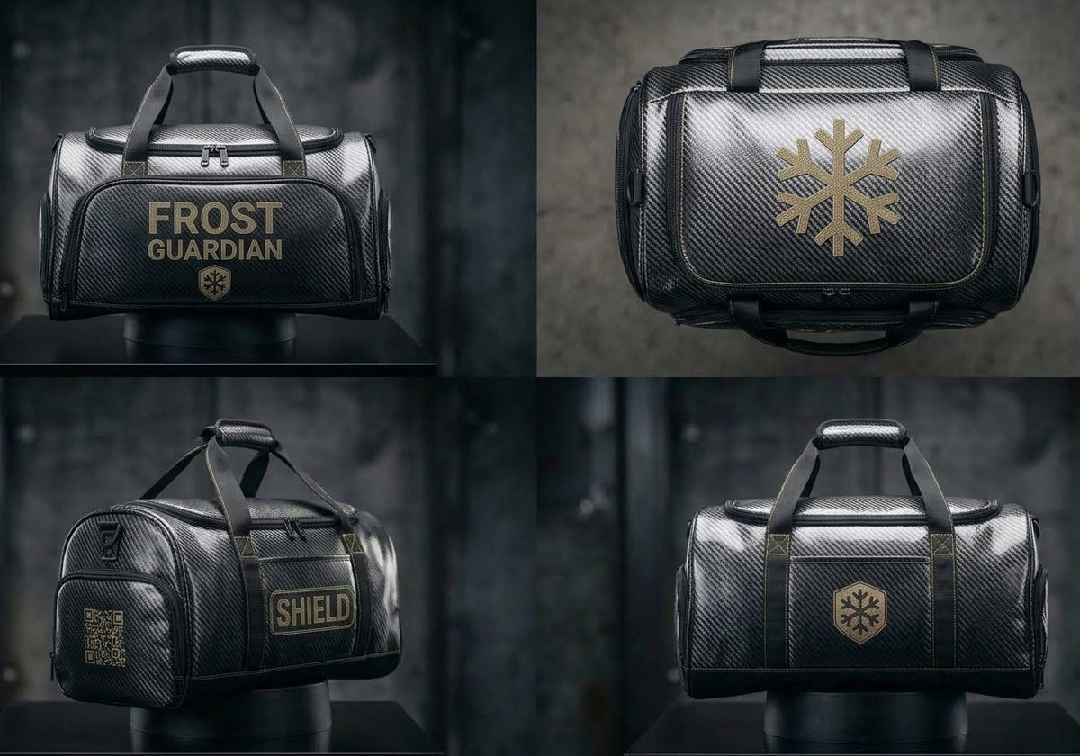 Frost Guardian Tactical Duffle Sport & Travel – Heavy Duty Carbon-Look ICE Bag (Grabacki Marcin)