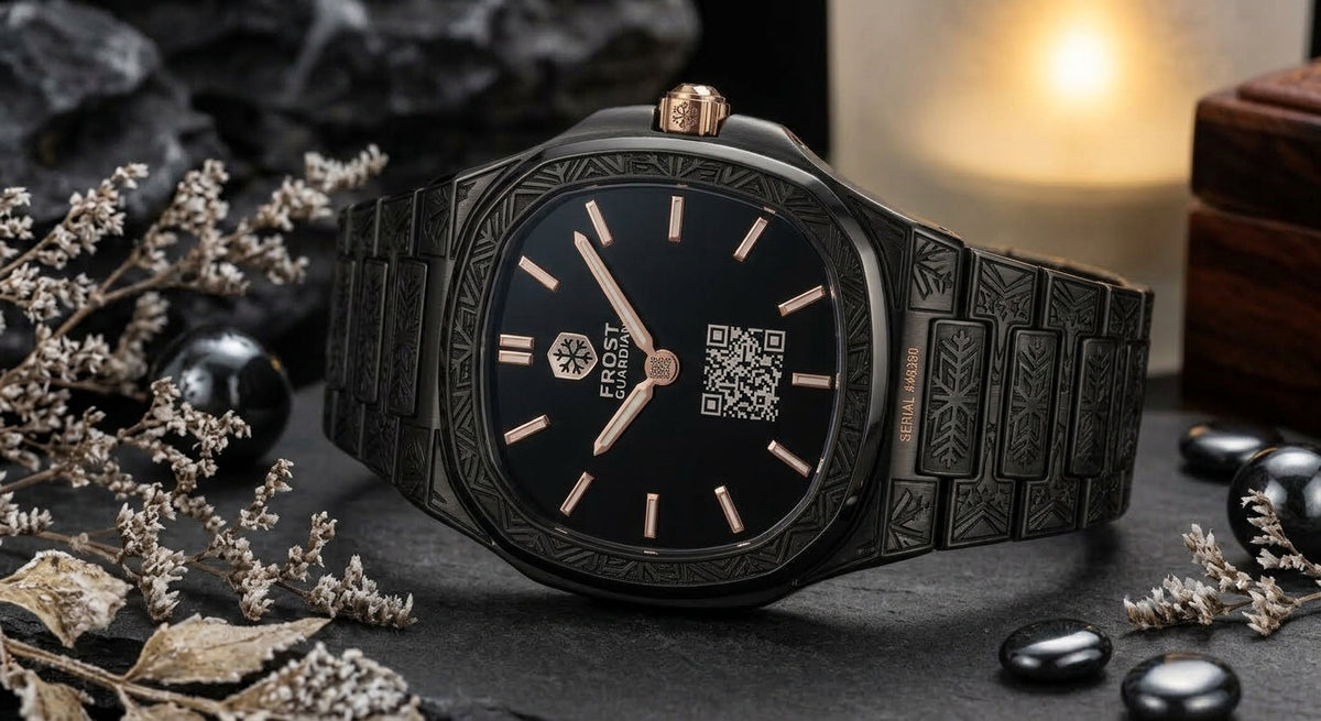 Frost Guardian Royal Tactical Watch – Edelstahl Black DLC Chrono (Grabacki Marcin)